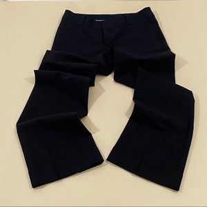 BANANA REPUBLIC Ryan Fit Black Cuffed Hem Stretch Trouser Pants Sz 2‎